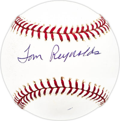 Tom Reynolds Autographed Official MLB Baseball Oakland A's, Los Angeles Angels