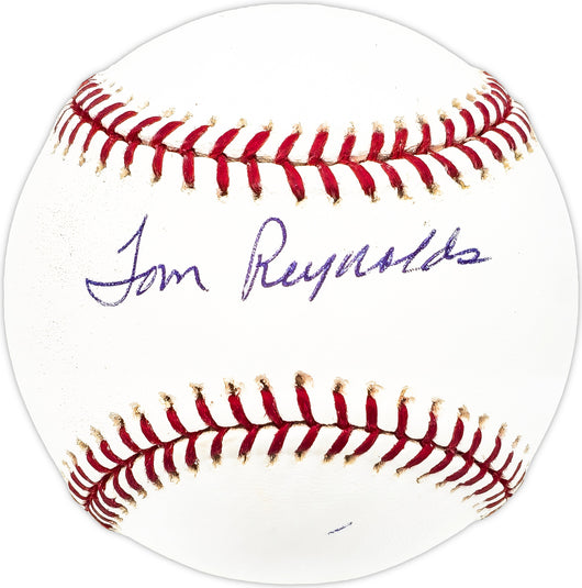 Tom Reynolds Autographed Official MLB Baseball Oakland A's, Los Angeles Angels