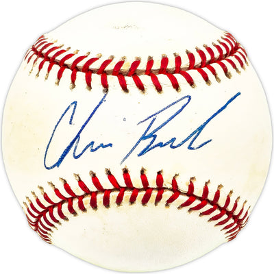 Chris Brock Autographed Official NL Baseball San Francisco Giants, Philadelphia Phillies
