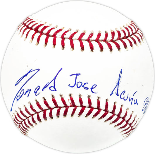 Ronald Acuna Jr. Autographed Official MLB Baseball Atlanta Braves Full Name Beckett BAS #Y60692