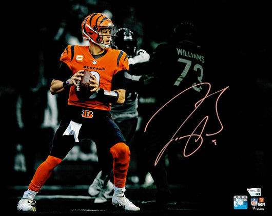 Joe Burrow Autographed 16x20 Photo Cincinnati Bengals Fanatics Holo