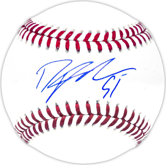 Graham Ashcraft Autographed Official MLB Baseball Cincinnati Reds Beckett BAS Witness