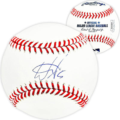 Wander Franco Autographed Official MLB Baseball Tampa Bay Rays JSA Stock #215879