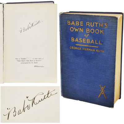 Babe Ruth Autographed 'Babe Ruth's Own Book of Baseball' Book New York Yankees JSA #YY60760