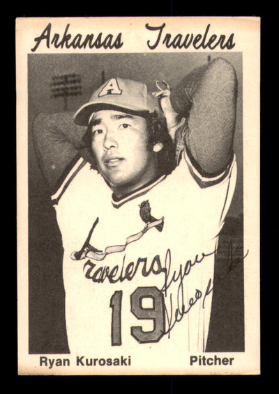 Ryan Kurosaki Autographed 1976 TCMA Rookie Card Arkansas Travelers