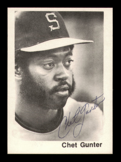 Chet Gunter Autographed 1976 TCMA Rookie Card #19 Shreveport Captains