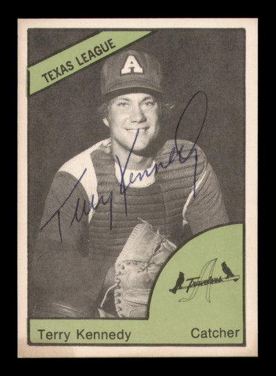 Terry Kennedy Autographed 1978 TCMA Rookie Card #11 Arkansas Travelers