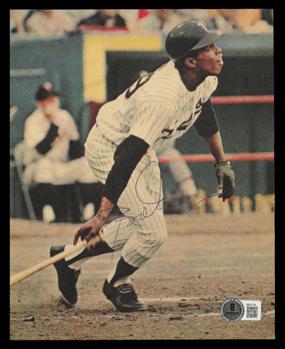 Rod Carew Autographed 7x8 Magazine Page Photo Minnesota Twins Vintage Signature Beckett BAS QR #BM37516