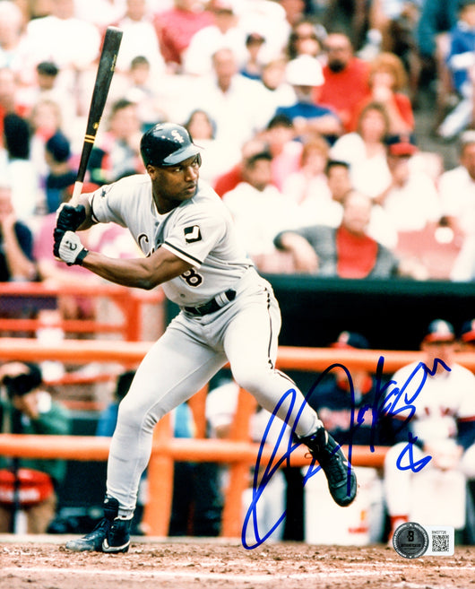 Bo Jackson Autographed 8x10 Photo Chicago White Sox Beckett BAS QR