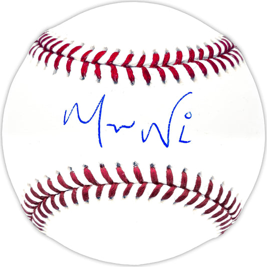 Masyn Winn Autographed Official MLB Baseball St. Louis Cardinals Beckett BAS Witness