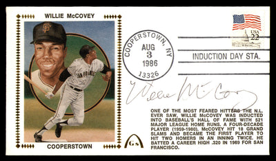Willie McCovey Autographed 1986 First Day Cover San Francisco Giants