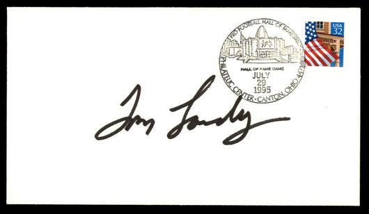 Tom Landry Autographed 1995 First Day Cover Dallas Cowboys JSA #AS13614