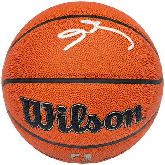 Allen Iverson Autographed Signature Series Indoor/Outdoor Basketball Philadelphia 76ers Beckett BAS Witness