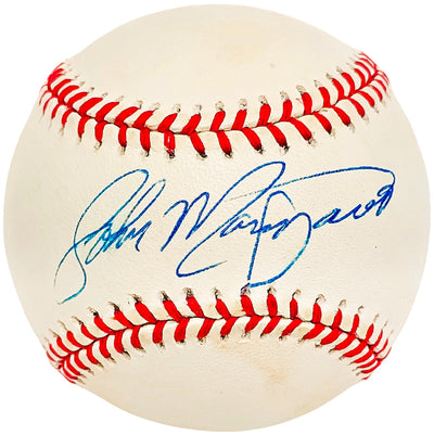John Marzano Autographed Official AL Baseball Boston Red Sox, Seattle Mariners Beckett BAS #BJ009156