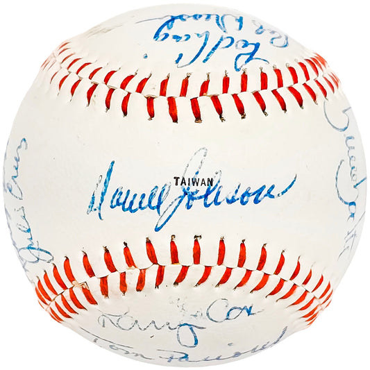 1980 Seattle Mariners Team Signed Autographed Official McGraw League Baseball With 17 Signatures SKU #218509