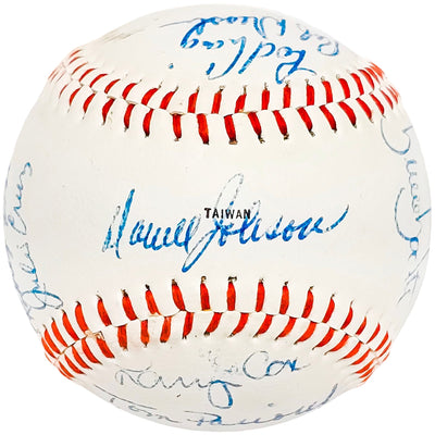 1980 Seattle Mariners Team Signed Autographed Official McGraw League Baseball With 17 Signatures SKU #218509