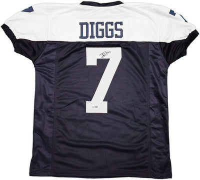 Dallas Cowboys Trevon Diggs Autographed Blue & White Jersey TriStar