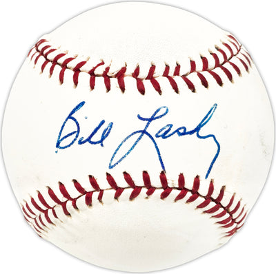 Bill Laskey Autographed Official League Baseball San Francisco Giants, Oakland A's Beckett BAS QR #BN13253