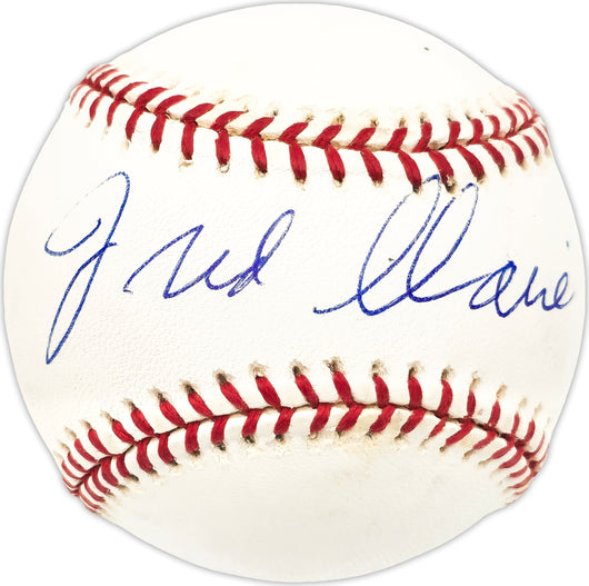 Fred Claire Autographed Official NL Baseball Los Angeles Dodgers GM Beckett BAS QR #BN13232