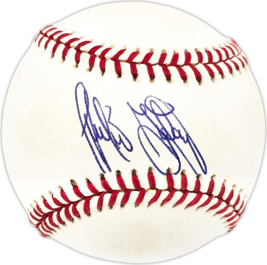 Julio Gotay Autographed Official NL Baseball Pittsburgh Pirates, St. Louis Cardinals Beckett BAS QR #BN13236