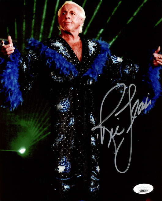 Ric Flair Autographed Framed 8x10 Photo JSA Stock #209417