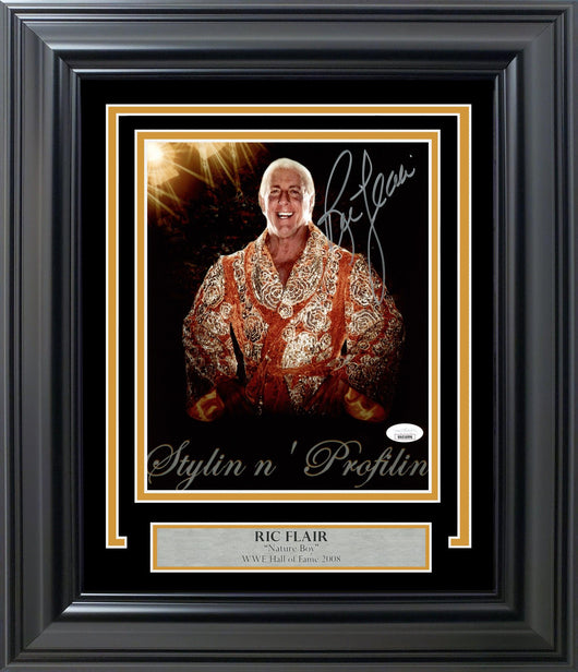 Ric Flair Autographed Framed 8x10 Photo JSA Stock #209434