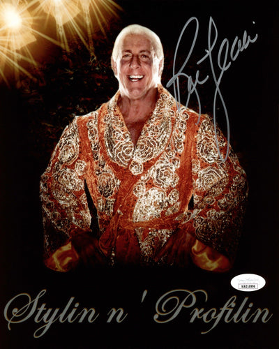 Ric Flair Autographed Framed 8x10 Photo JSA Stock #209434