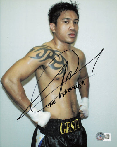 Mercito Gesta Autographed 8x10 Photo Beckett BAS QR #BH29082