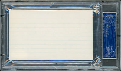 Carl Hubbell Autographed 3x5 Index Card New York Giants PSA/DNA #83433254