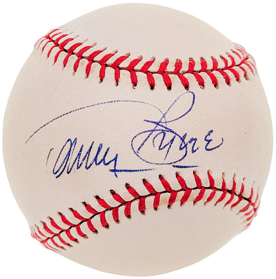 Tommy Byrne Autographed Official AL Baseball New York Yankees Beckett BAS #F26194