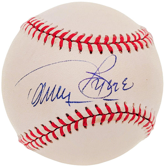 Tommy Byrne Autographed Official AL Baseball New York Yankees Beckett BAS #F26194