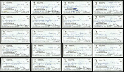 Lot of 20 Willie McCovey 3x6 Checks San Francisco Giants SKU #219429