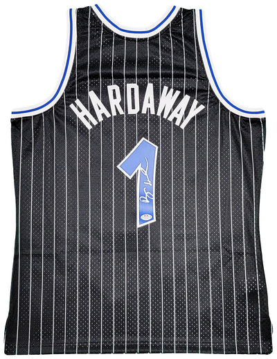 Orlando Magic Anfernee Penny Hardaway Autographed Black Authentic Mitchell & Ness 1994-95 Hardwood Classic Swingman Jersey Size L PSA/DNA Stock #208253