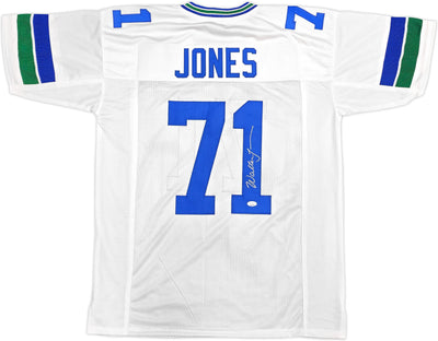 Seattle Seahawks Walter Jones Autographed White Jersey JSA