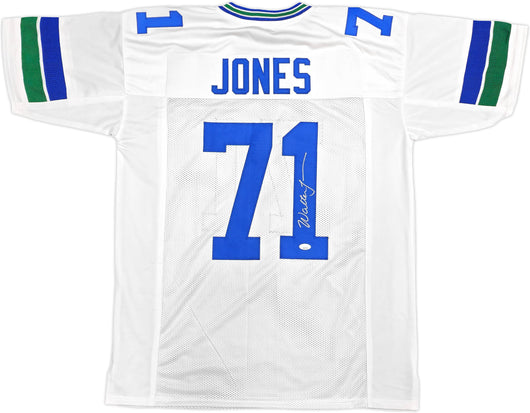 Seattle Seahawks Walter Jones Autographed White Jersey JSA