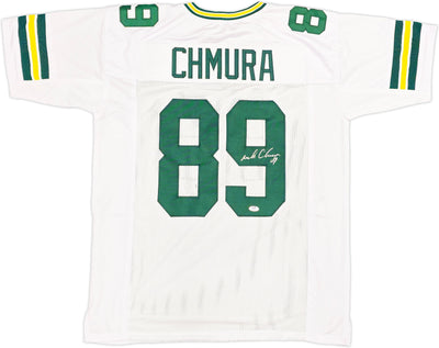 Green Bay Packers Mark Chmura Autographed White Jersey PSA/DNA ITP