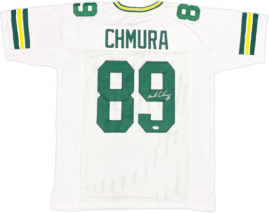 Green Bay Packers Mark Chmura Autographed White Jersey PSA/DNA ITP