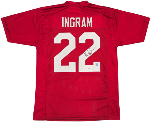 Alabama Crimson Tide Mark Ingram Autographed Red Jersey PSA/DNA