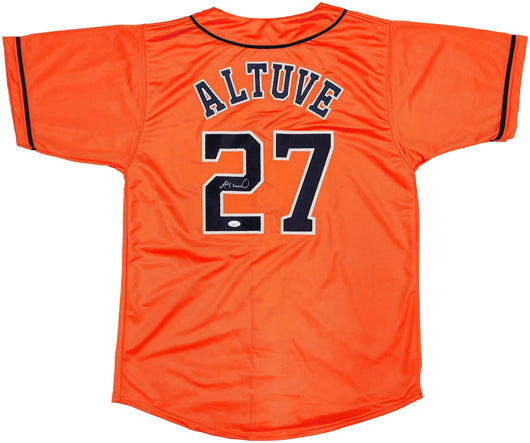 Houston Astros Jose Altuve Autographed Orange Jersey JSA