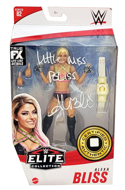 Alexa Bliss Autographed WWE Elite Collection #82 Action Figure "Little Miss Bliss" Beckett BAS Witness Stock #208701