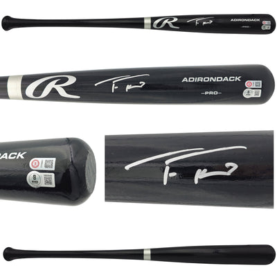 Trea Turner Autographed Black Rawlings Adirondack Baseball Bat Philadelphia Phillies Beckett BAS Witness