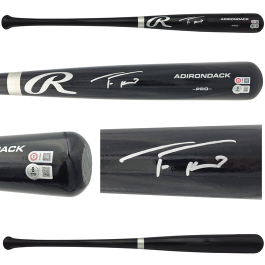 Trea Turner Autographed Black Rawlings Adirondack Baseball Bat Philadelphia Phillies Beckett BAS Witness
