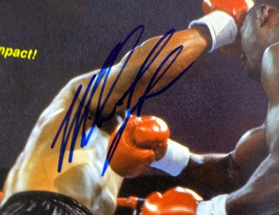 Mike Tyson & Henry Tillman Autographed Magazine Poster Photo Vintage PSA/DNA #T19764