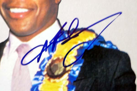 Sugar Ray Leonard Autographed 11x16 Magazine Poster Photo PSA/DNA #T19803