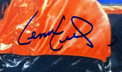 Lennox Lewis Autographed 12x16.5 Magazine Poster Photo Vintage PSA/DNA #T19806
