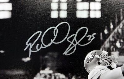 Richard Sherman Autographed Framed 20x30 Canvas Photo Seattle Seahawks The Tip #/125 RS Holo Stock #94468