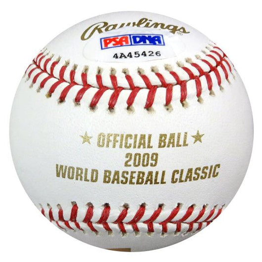 Munenori Kawasaki Autographed Official 2009 WBC Baseball Toronto Blue Jays "#61" PSA/DNA Stock #74040