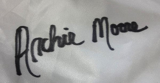 Archie Moore Autographed White Everlast Boxing Trunks PSA/DNA #X30921