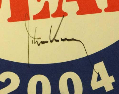 John Kerry Autographed Political Sign PSA/DNA #T14702