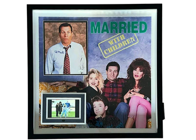 Ed O'Neill Signed Al Bundy Married with Children 3D Framed Photo with Playable Video Pose 1 25x25 (JSA)
